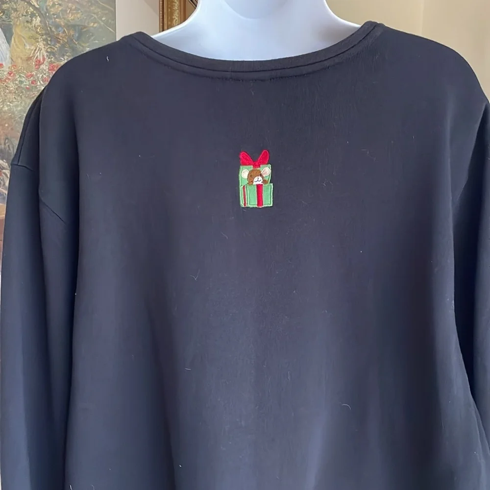UGLY? Christmas Fleece Lined Sweatshirt Size 2X Excellent Condition Like New! - Picture 5 of 14